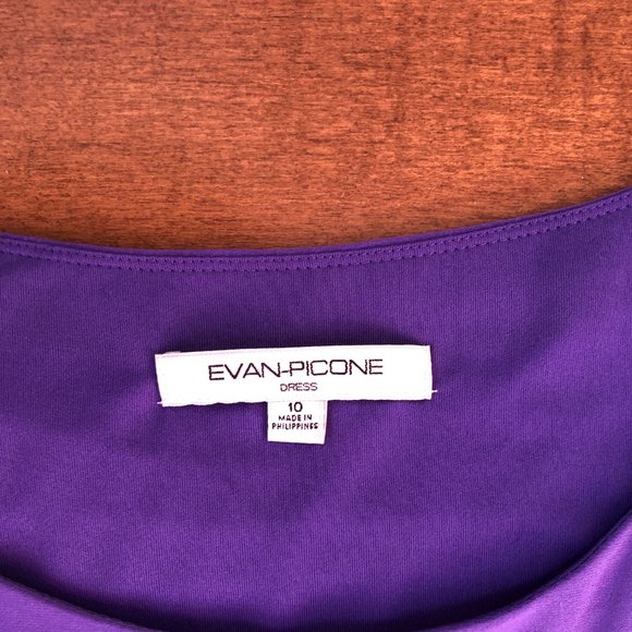 Evan Picone Purple Dress - Picture 12 of 13